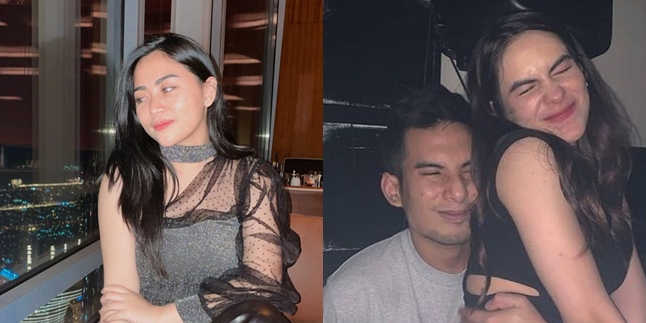 A Series of Intimate Photos of Okin, Former Husband of Rachel Vennya, and Steffi Zamora, Sitting on the Lap - Showing Affection