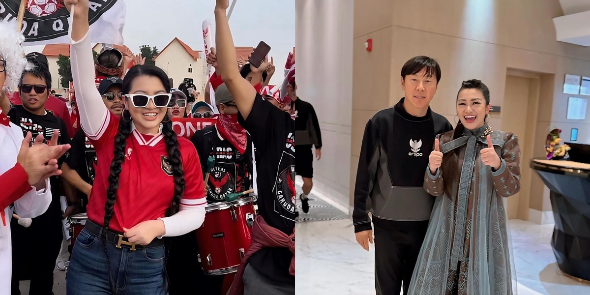 A Series of Photos of Fitri Carlina with the Indonesian National Team Players, Making People Envious