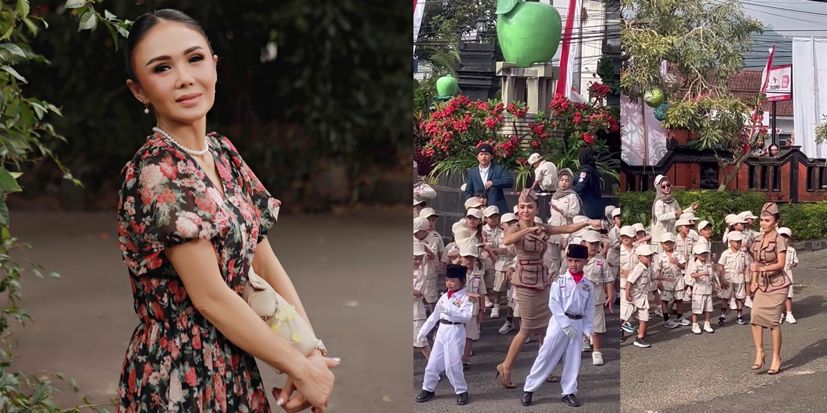 A Series of Portraits of Yuni Shara at Her Early Childhood School, Celebrating National Teacher's Day