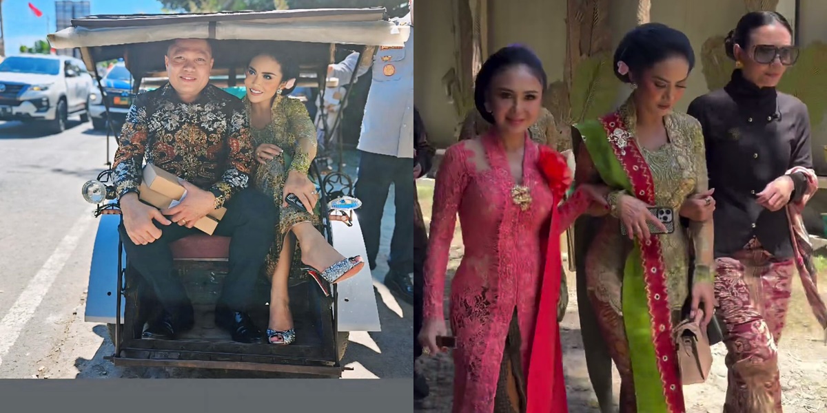 A Lineup of Celebrities at the Wedding of Susi Pudjiastuti's Child, Kris Dayanti Arrives at the Venue by Bentor