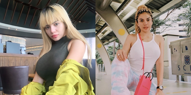 Bold Appearance - Anti Mainstream, Here's a Series of Photos of Nikita Mirzani and Dinar Candy's Equally Shiny Style