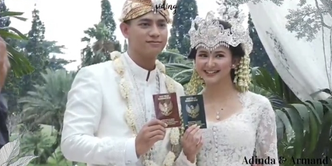 Congratulations! Adinda Azani Officially Married to Armand Zachary