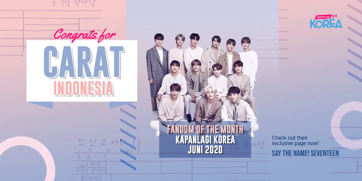 Congratulations CARAT for Being Fandom of The Month KapanLagi Korea June 2020, Here Are the Giveaway Winners!