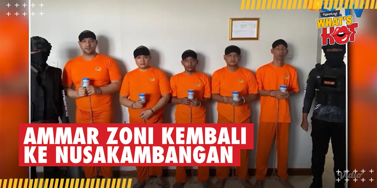 It's All Over, Ammar Zoni Officially Returned to Nusakambangan Prison
