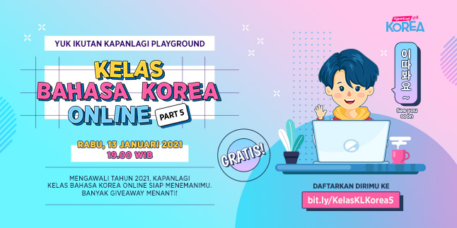 Get Ready for New Year 2021, Join Free Online Korean Language Class and Win Official K-Pop Merch!