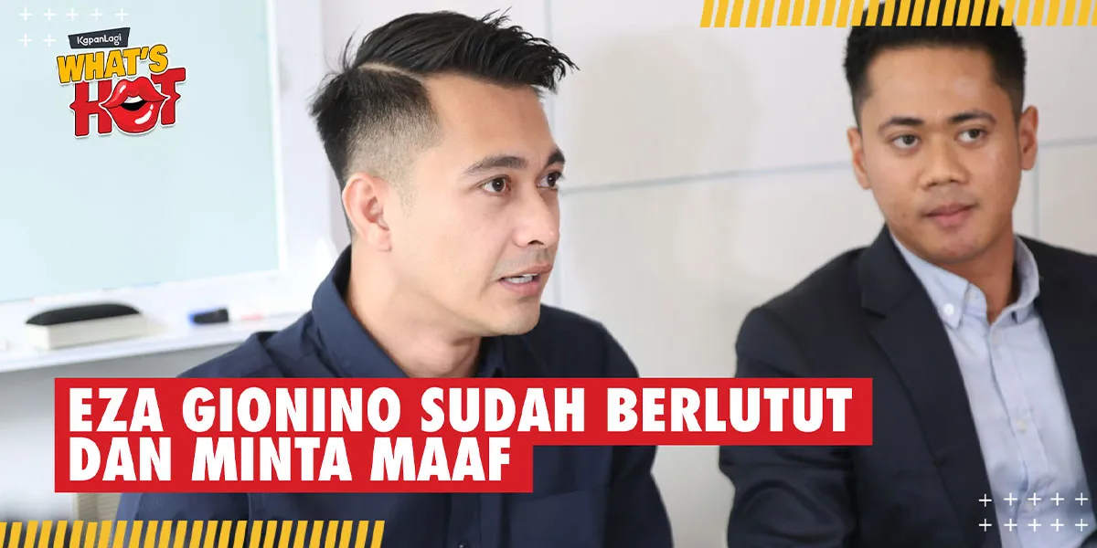 Kneeling and Apologizing, Eza Gionino Hopes Meiza Aulia Does Not Cut Off Communication