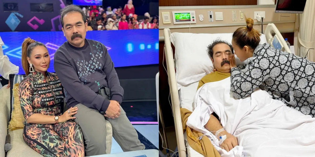 Almost Unconscious, Inul Daratista Shares the Latest Condition of Adam Suseno After Serious Leg Injury