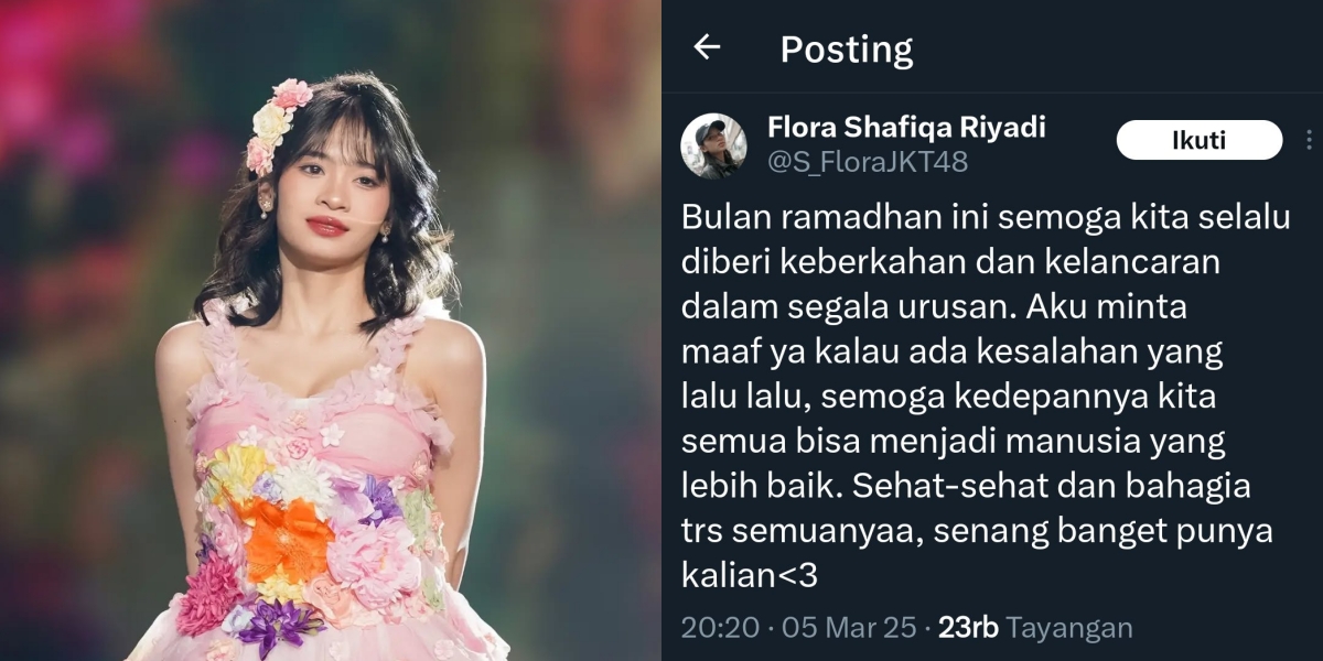 After Being Involved in a Scandal, Flora Shafiqa Officially Resigns from JKT48