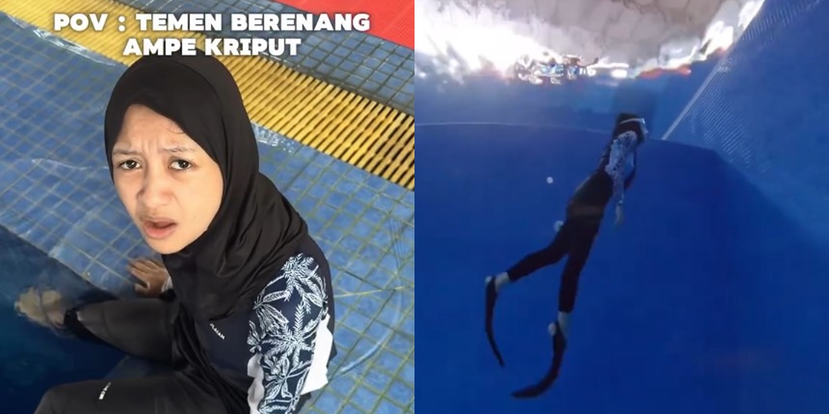 Often Acting Funny, Here Are 7 Photos of Halda, Arafah Rianti's Younger Sister, Who Turns Out to Be Great at Free Diving - Her Actions Make People Shake Their Heads