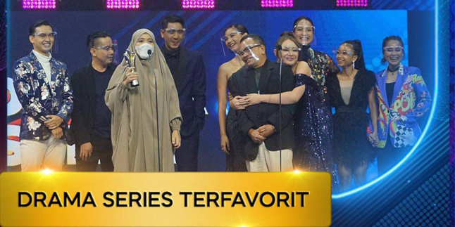 The Excitement of Indonesian Drama Series Awards 2021 Attended by Top Artists, Here is the List of Winners