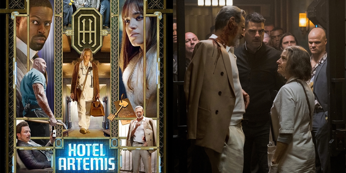 Synopsis of the Film HOTEL ARTEMIS (2018), the Story of Guests Surviving Chaos Outside the Hotel