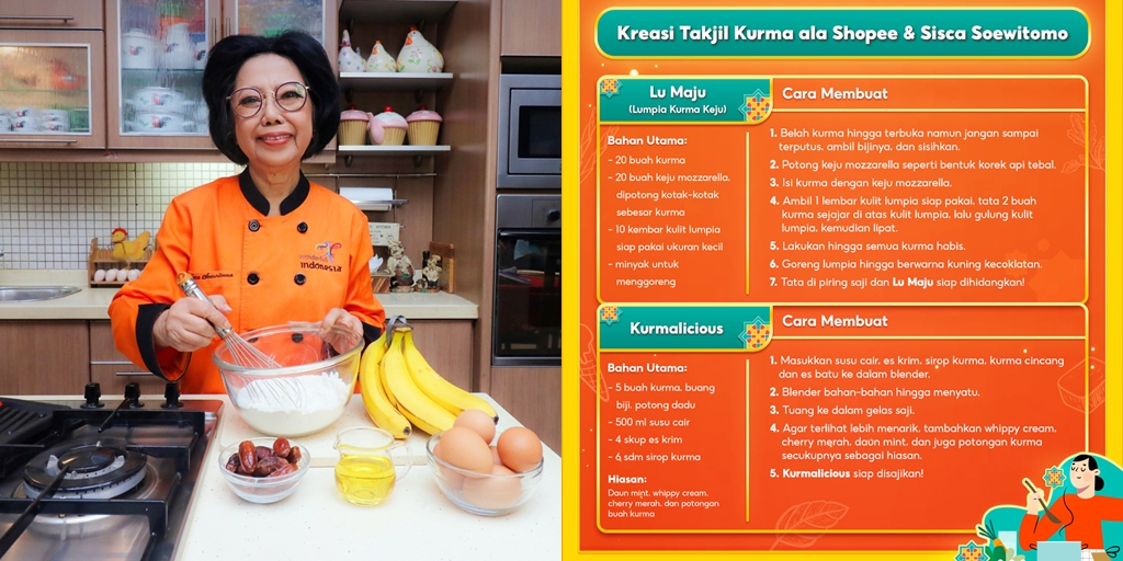 Sisca Soewitomo Shares Practical and Delicious Takjil Menu Ideas with Dates from Shopee