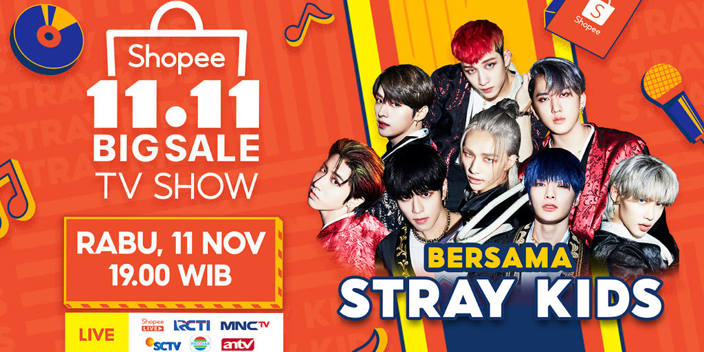 STAY Alert! Stray Kids Will Perform on the TV Show Shopee 11.11 Big Sale Tonight
