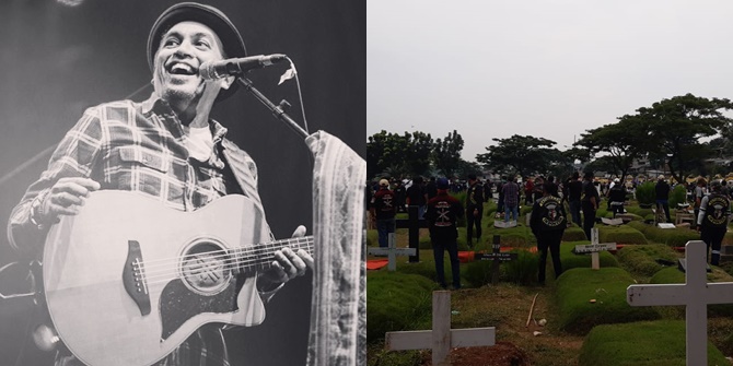 Sad Atmosphere at Glenn Fredly's Funeral, Attendees Asked to Maintain Distance