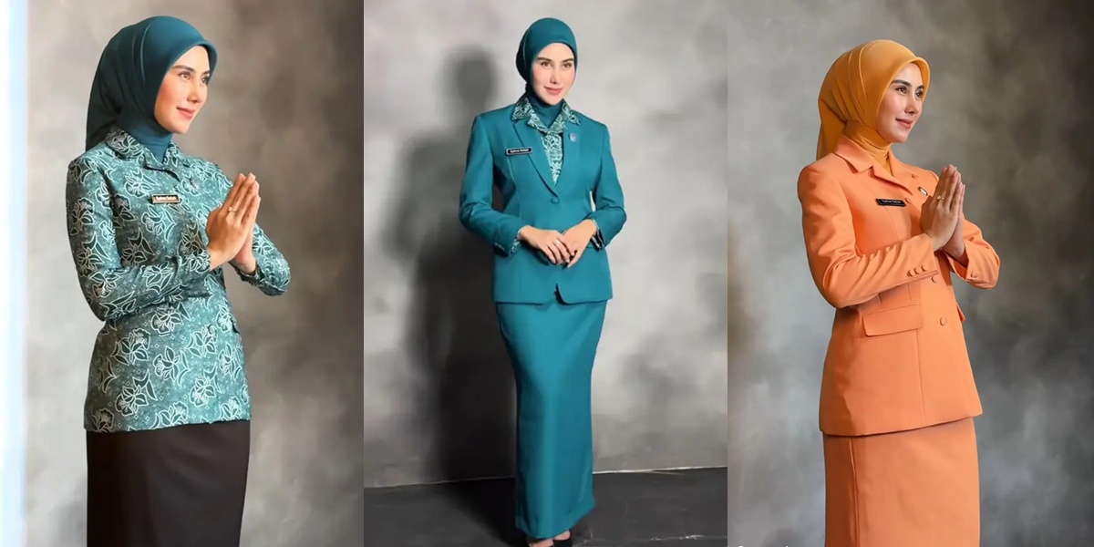 Syahnaz Sadiqah Shares Moments in Uniform, Mother of the Regional Head Ready to Carry Out Duties