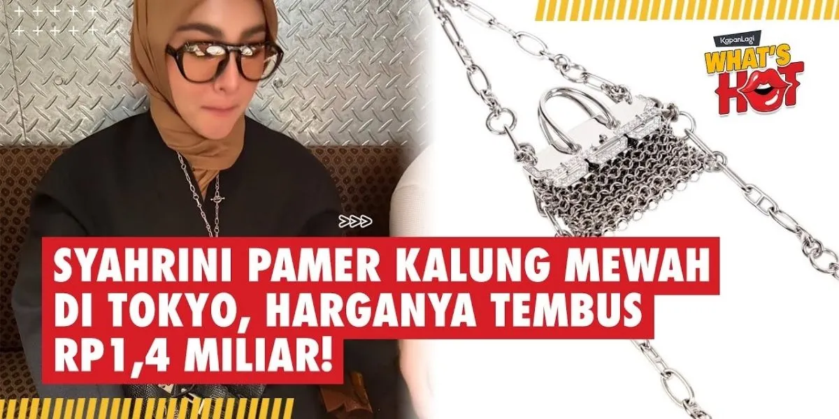 Syahrini Shows Off Luxurious Necklace in Tokyo, Estimated Price Reaches Rp1.4 Billion