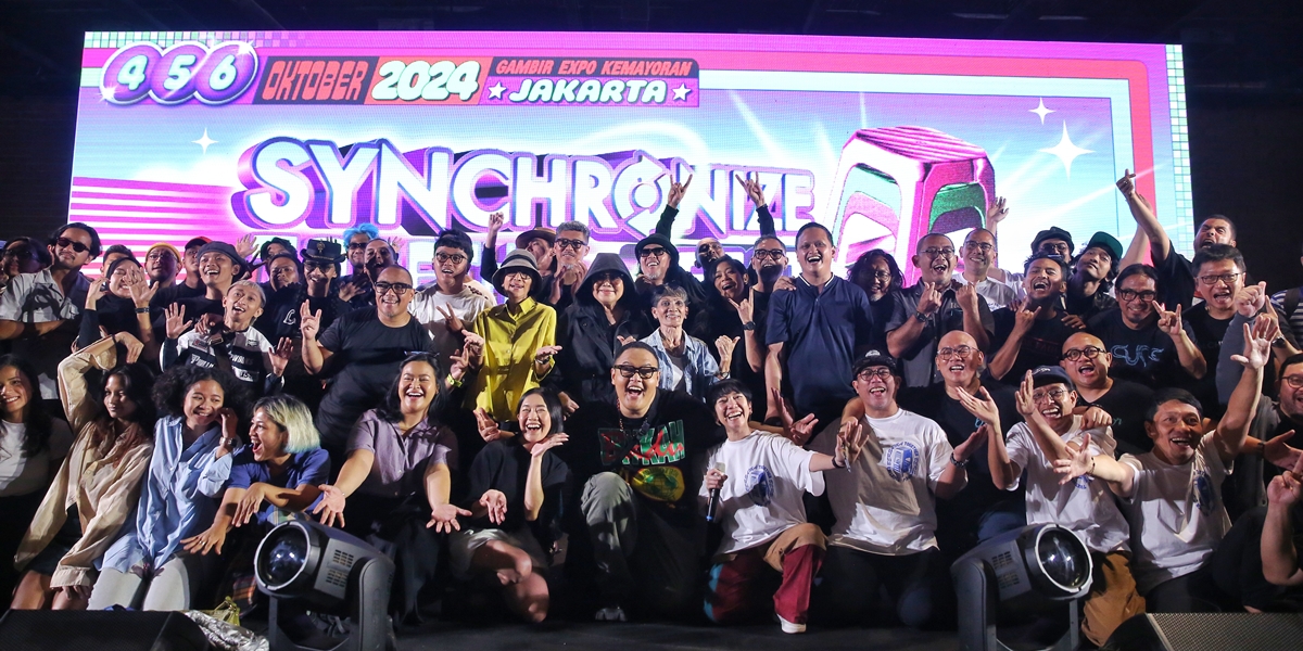 Synchronize Fest 2024 Brings the Theme 'Together Bersama' with 160 Performers