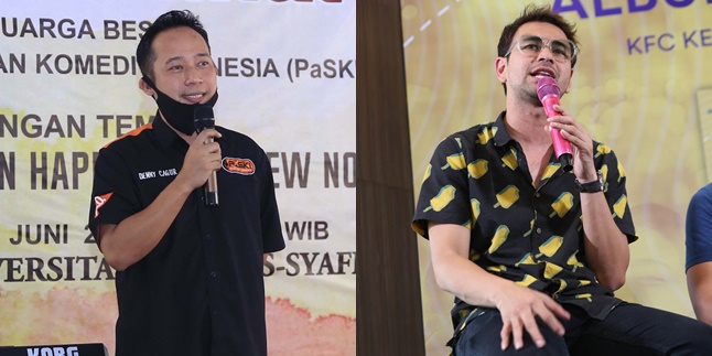 Know Where Friends and Foes Are When Falling, Denny Cagur: Raffi Ahmad Doesn't Care at All