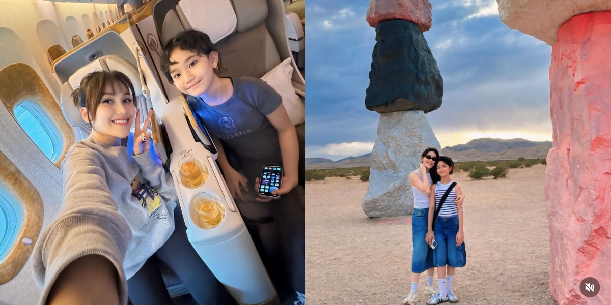 Not Depressed Despite Canceling the Wedding, Ayu Ting Ting Enjoys Vacation with Her Child in America - Inul Daratista's Comment Becomes the Spotlight!