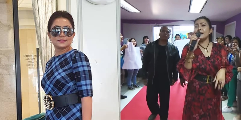 Appearing on TV, Mayangsari Causes a Stir by Bringing 4 Bodyguards at Once