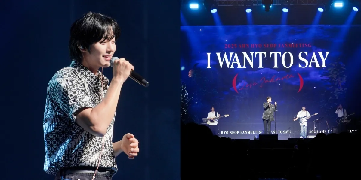 Stunningly Dressed in Batik, Ahn Hyo-seop Greets Pauljjak Indonesia at the Exclusive Fanmeeting 'I WANT TO SAY (Love, Jakarta)'