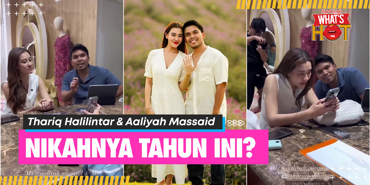 Thariq Halilintar & Aaliyah Massaid Busy Preparing for Wedding, Designer Gives Hint on Date