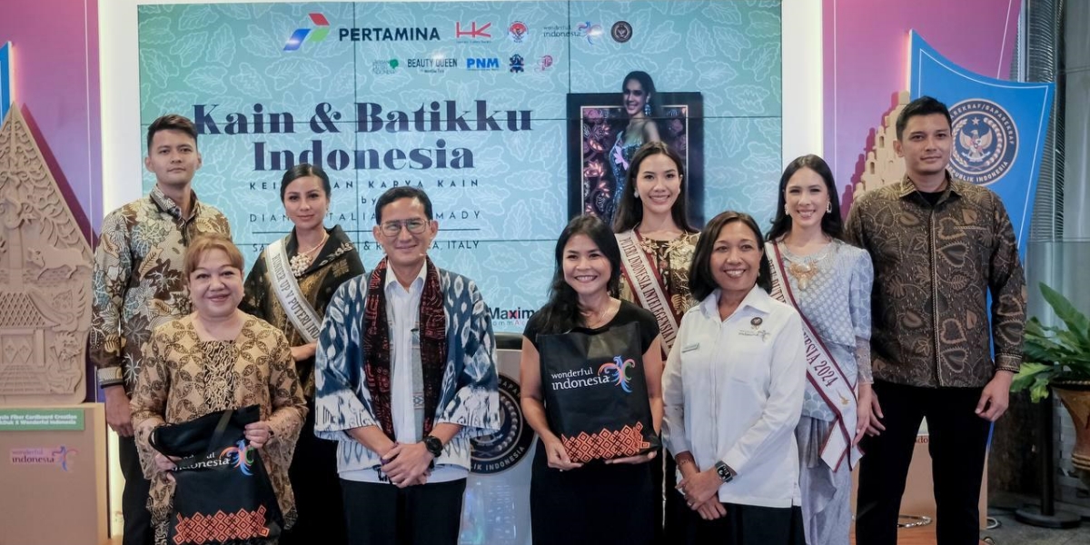 Three Puteri Indonesia Will Showcase Nusantara Woven Fabric and Batik in Italian Fashion Show