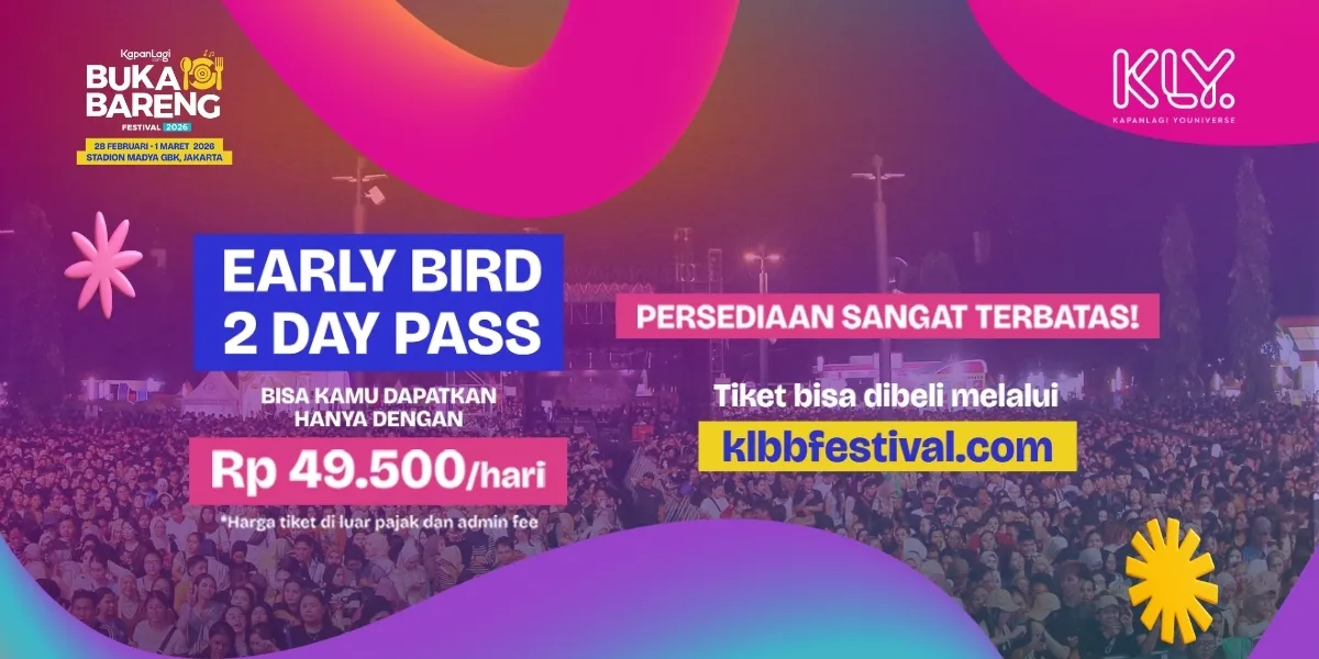 Early Bird Tickets for KapanLagi Buka Bareng 2026 Officially Open Today, Don't Miss Out!
