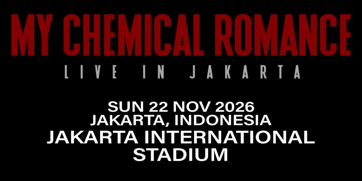 Tiket My Chemical Romance Dijual Hari Ini Mulai Pukul 15.00, Segini Harga dan Tempat Belinya