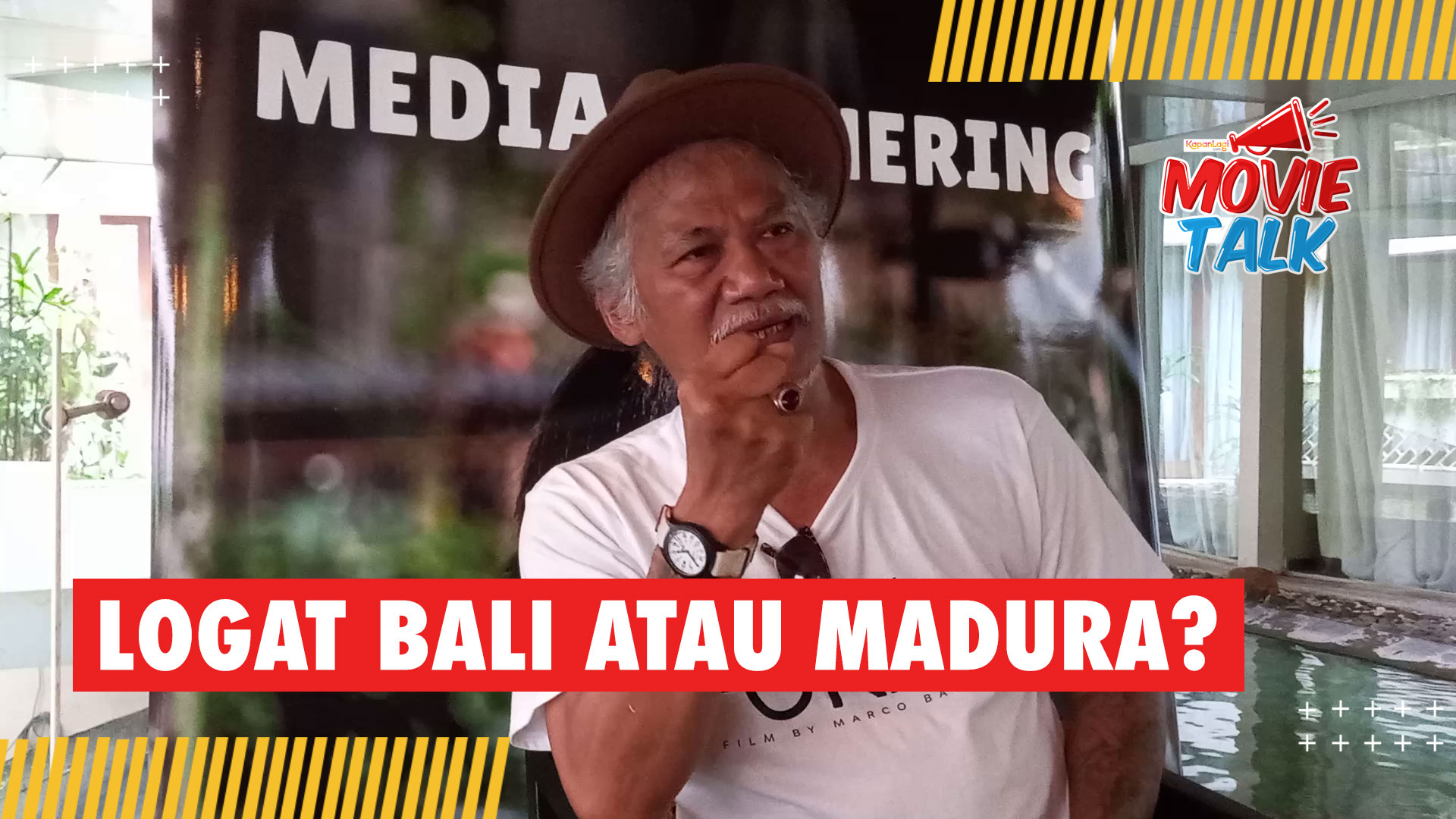 Tio Pakusadewo Explores Arif's Role in 'FORZA', an Iced Tea Seller Who Dresses Like Johnny Depp