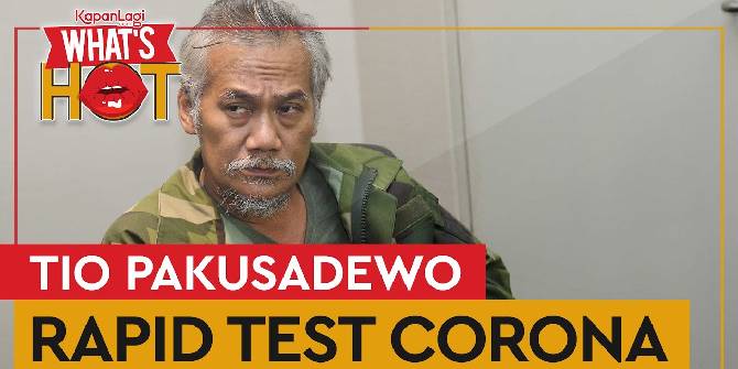 Tio Pakusadewo Investigated at Metro Police, Undergo COVID-19 Rapid Test