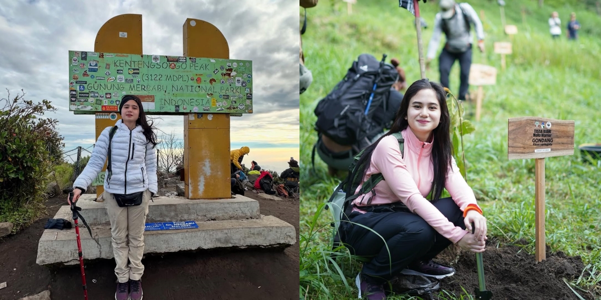 Tissa Biani Injured Her Knee While Climbing Mount Merbabu, Still Limping and Undergoing Physiotherapy