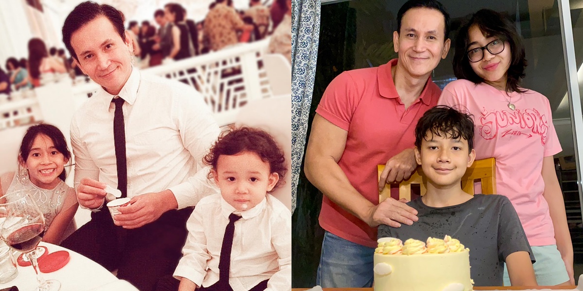 The Transformation of Marcellino Lefrandt with His Two Children, the Eldest is Now a Teenager