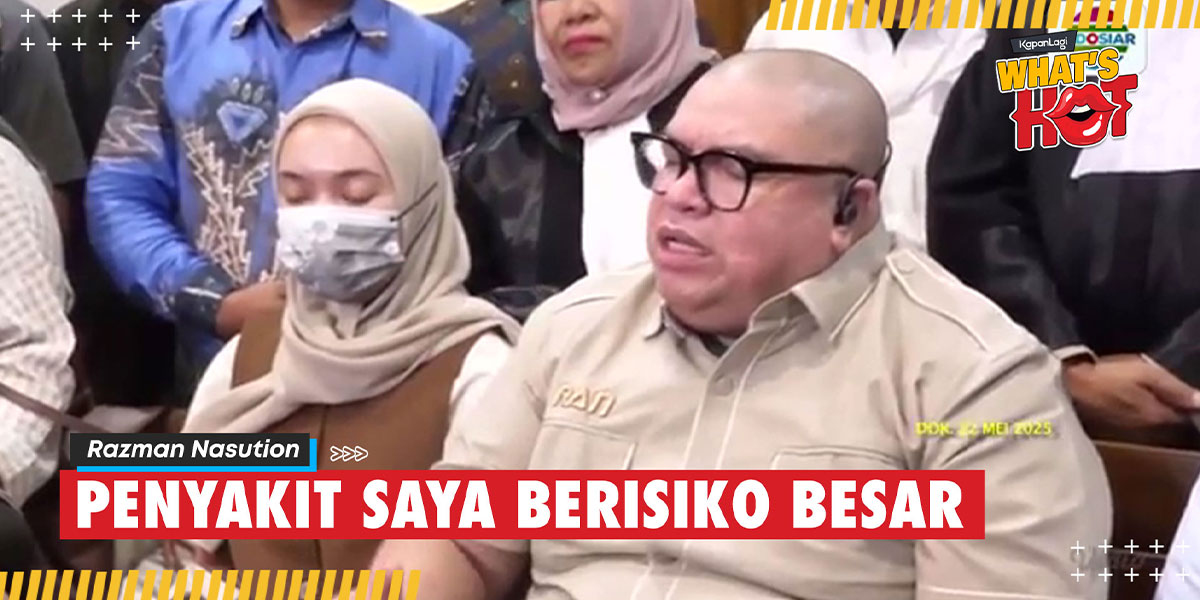 Collapsed After Attending Trial, Razman Nasution Was Taken by Ambulance to the Hospital