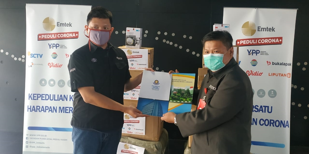 Fulfilling the Trust of Viewers, EMTEK Cares for Corona Distributes Donations to Central Indonesia