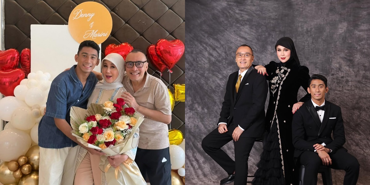 Congratulating His Parents on Their 27th Wedding Anniversary, Here Are 7 Photos of Daffa Wardhana with Marini Zumarnis - Being Their Only Child