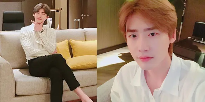 Lee Jong Suk tertahan di bandara © Instagram.com/jongsuk0206