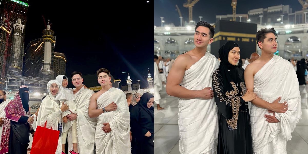 Varrel Bramasta's Umrah with Family, Venna Pray for Her Child to Find a Match Soon