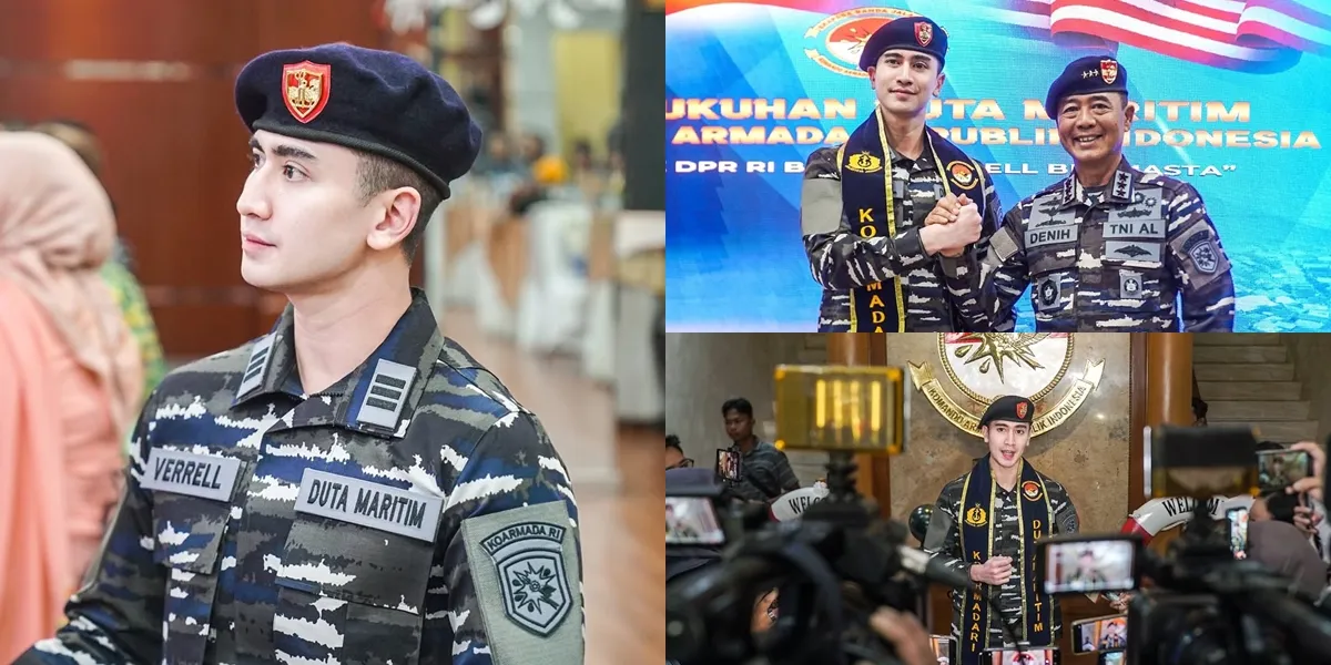 Verrell Bramasta Appointed as Maritime Ambassador of the Indonesian Navy, This is His Task and Educational Background