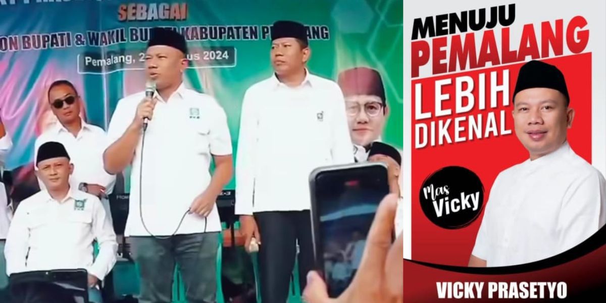 Vicky Prasetyo Officially Registers as a Candidate for Regent of Pemalang, Reveals He Has a Big Mission