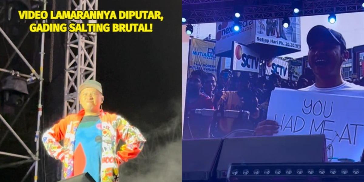 His Proposal Video to Gisella Anastasia Played at Synchronize Fest 2024, Gading Marten's Brutal Awkwardness