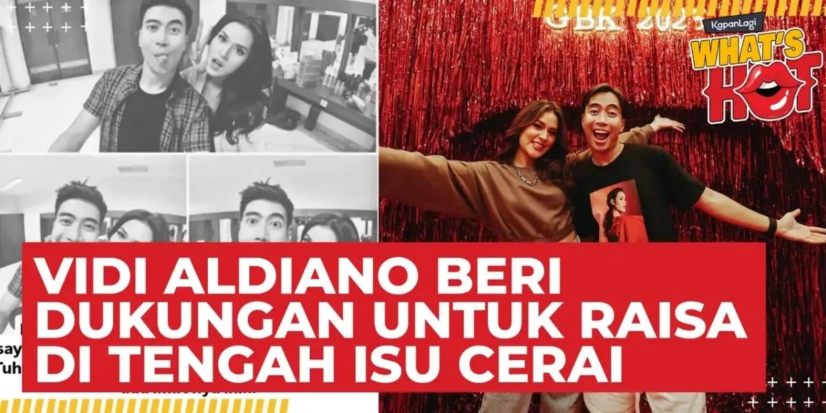 Vidi Aldiano Gives Support to Raisa, Will Always Be by Her Side as a Friend
