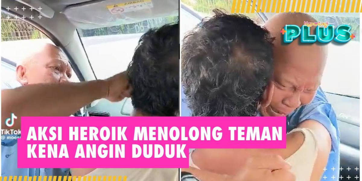 Viral Heroic Action of Taxi Driver Helping His Friend Suspected of Having a Stroke