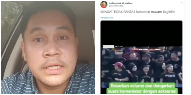 Viral Commentator Insults Female Supporters Verbally, Rama Sugianto Apologizes