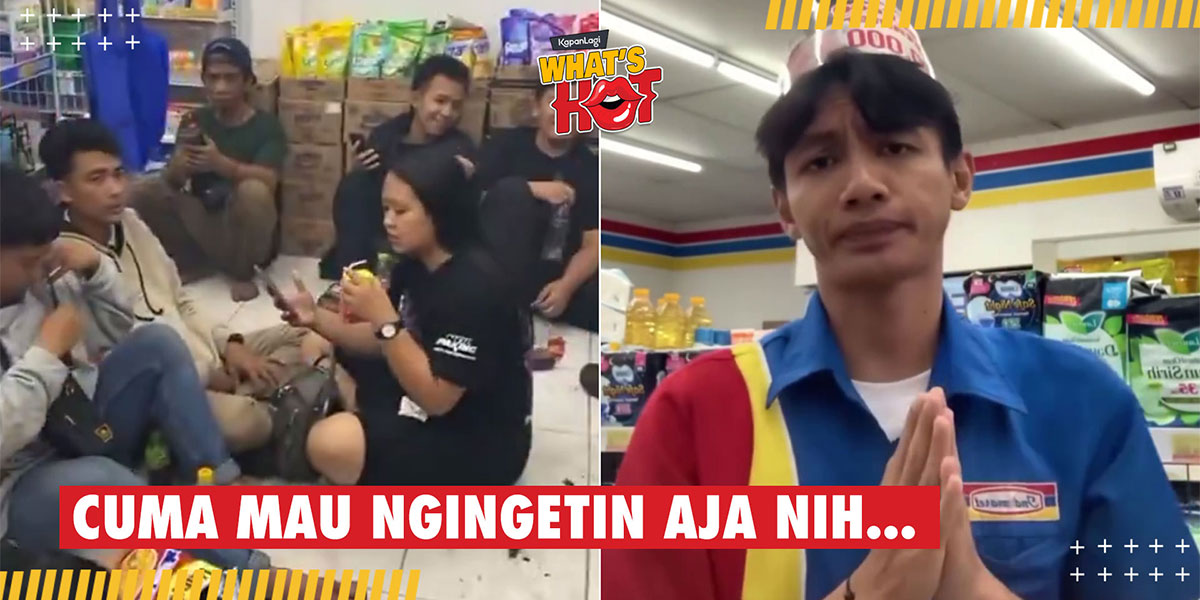 Viral Community CB Nganjuk Storms Minimarket, Here's a Message from the Employee