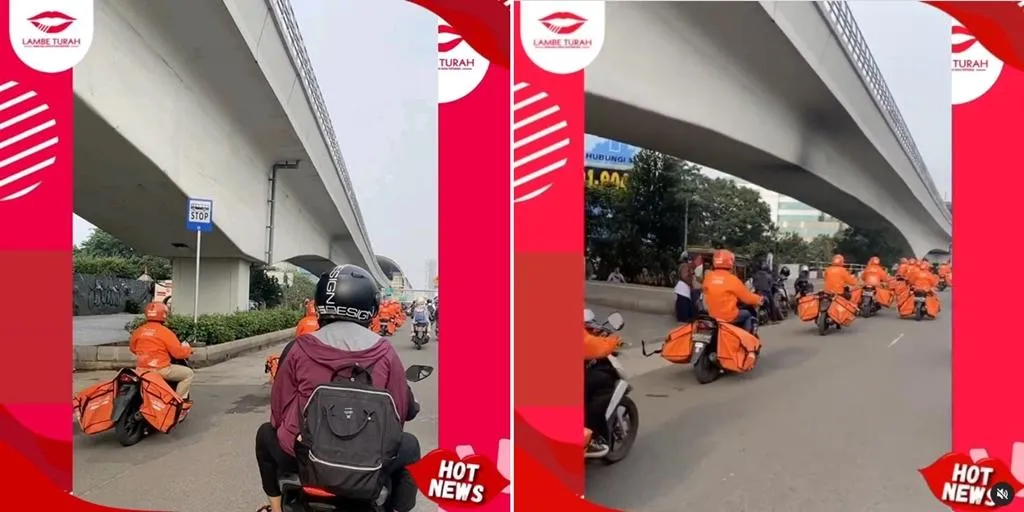 Viral Shopee Courier Convoy Fills Jakarta Streets, Revealed King Nassar is the Mastermind