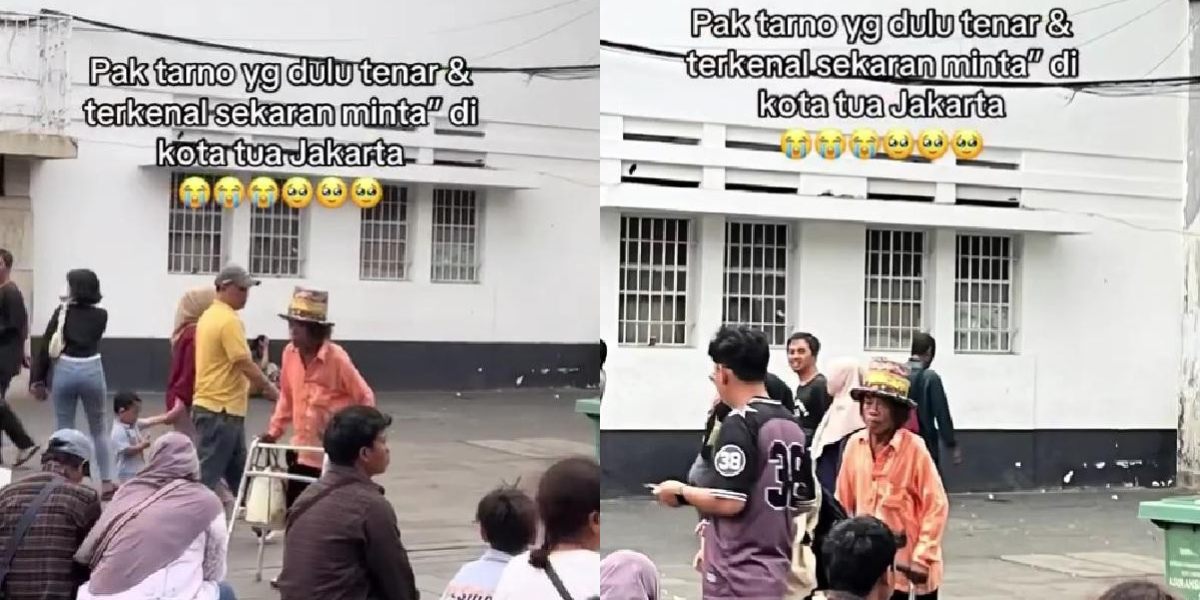 Viral! Figure Suspected to be Pak Tarno Begging in Kota Tua, Here is the Clarification and Explanation