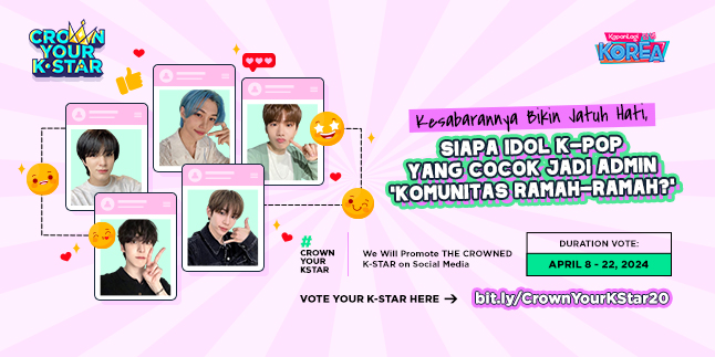 [VOTE HERE] His Kindness Melts Hearts, Who is the Suitable K-Pop Idol to be the Admin of 'Friendly Community'?