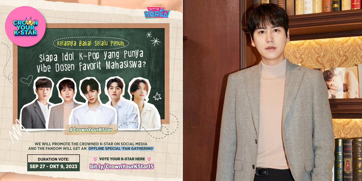[VOTE HERE] Portrait of Cho Kyuhyun who is Suitable to be Your Favorite Lecturer on Campus, Genius but Very Funny!