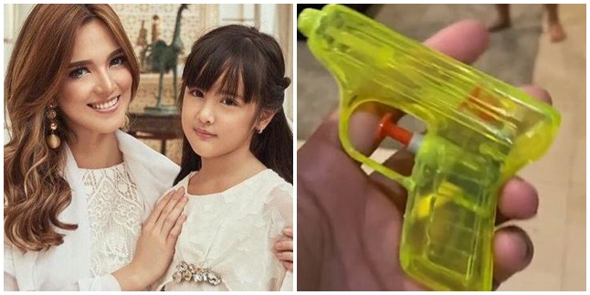 Even though Having Abundant Wealth, Nia Ramadhani's Child Turns Out to Like Playing Warung Pistol-Pistolan!